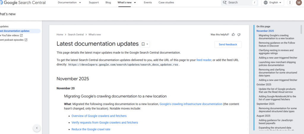 Google search console