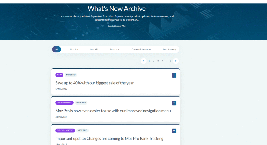 Moz-Changelog example