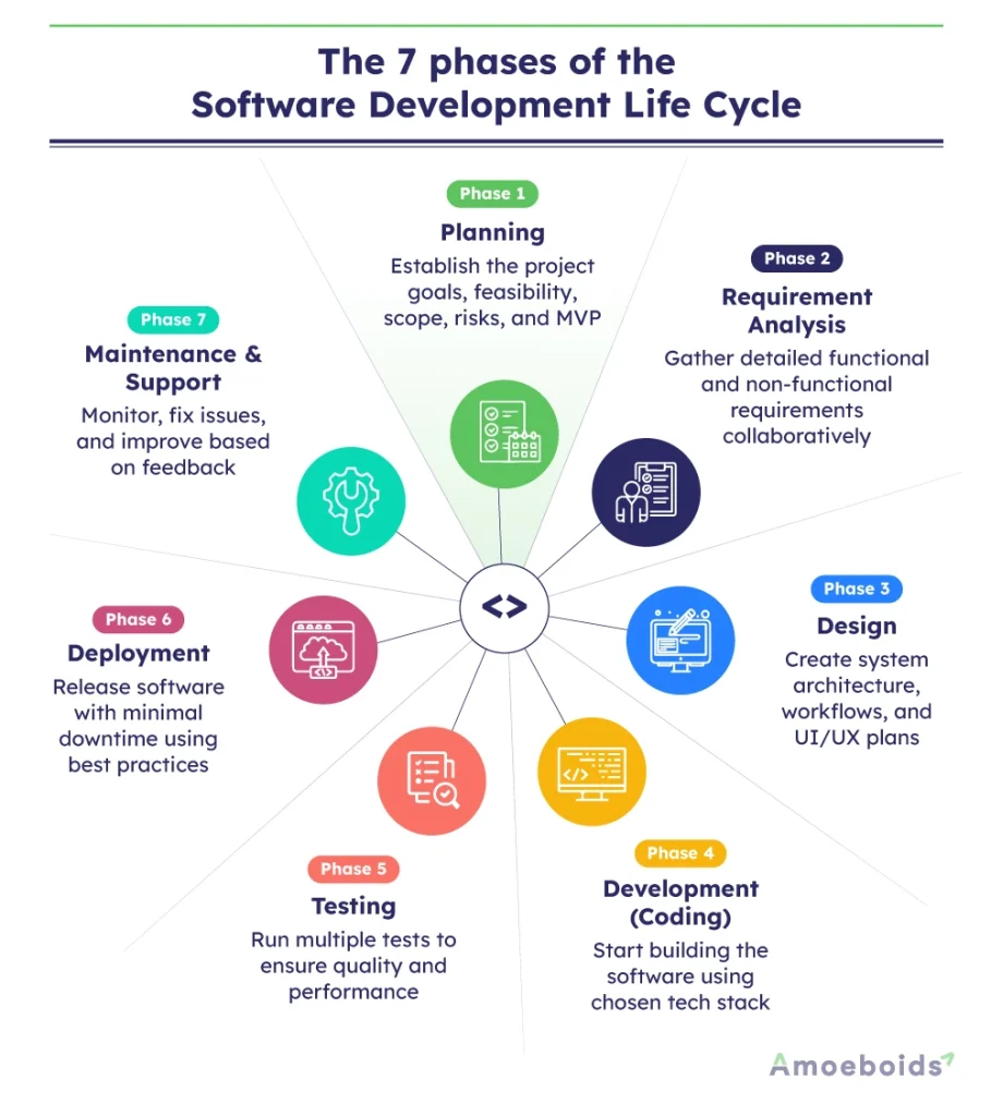 What Is Software Development Life Cycle SDLC Amoeboids
